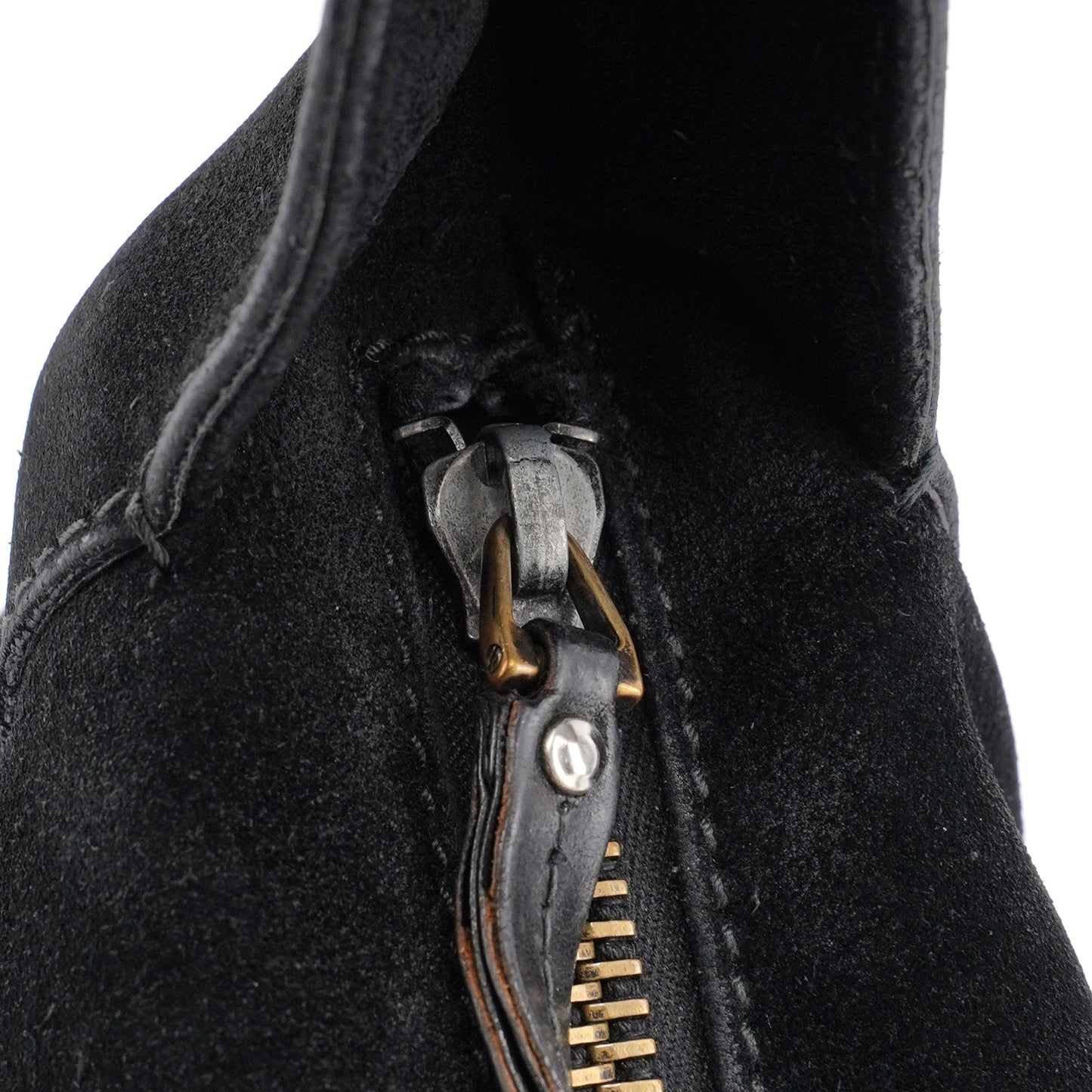 Black Suede Shoulder Bag