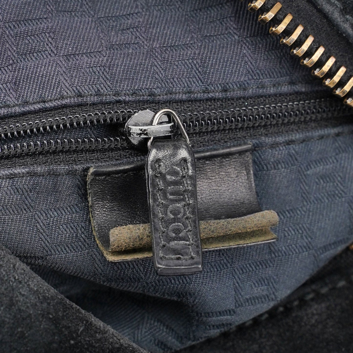 Black Suede Shoulder Bag