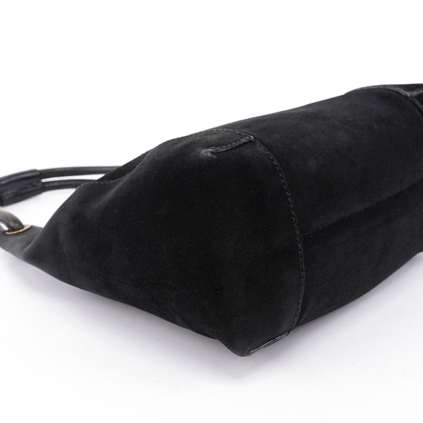 Black Suede Shoulder Bag