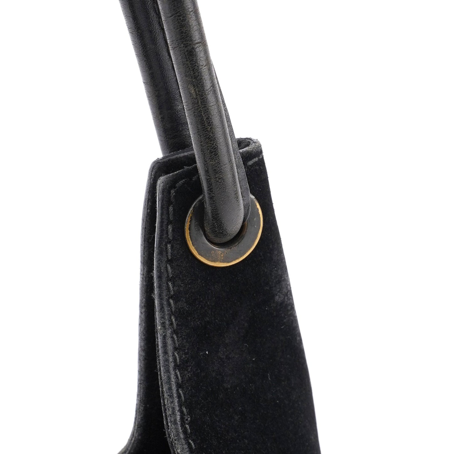 Black Suede Shoulder Bag