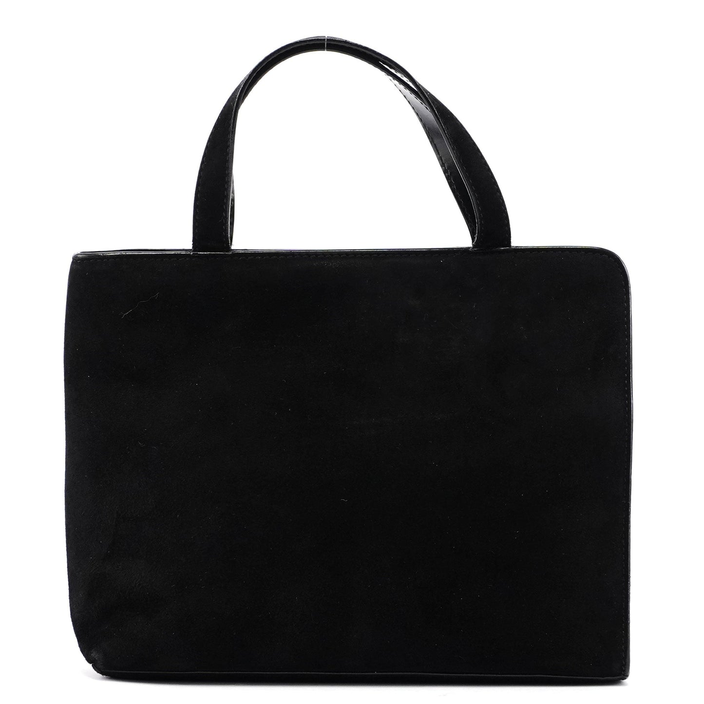 Black Suede Square G Mini Tote