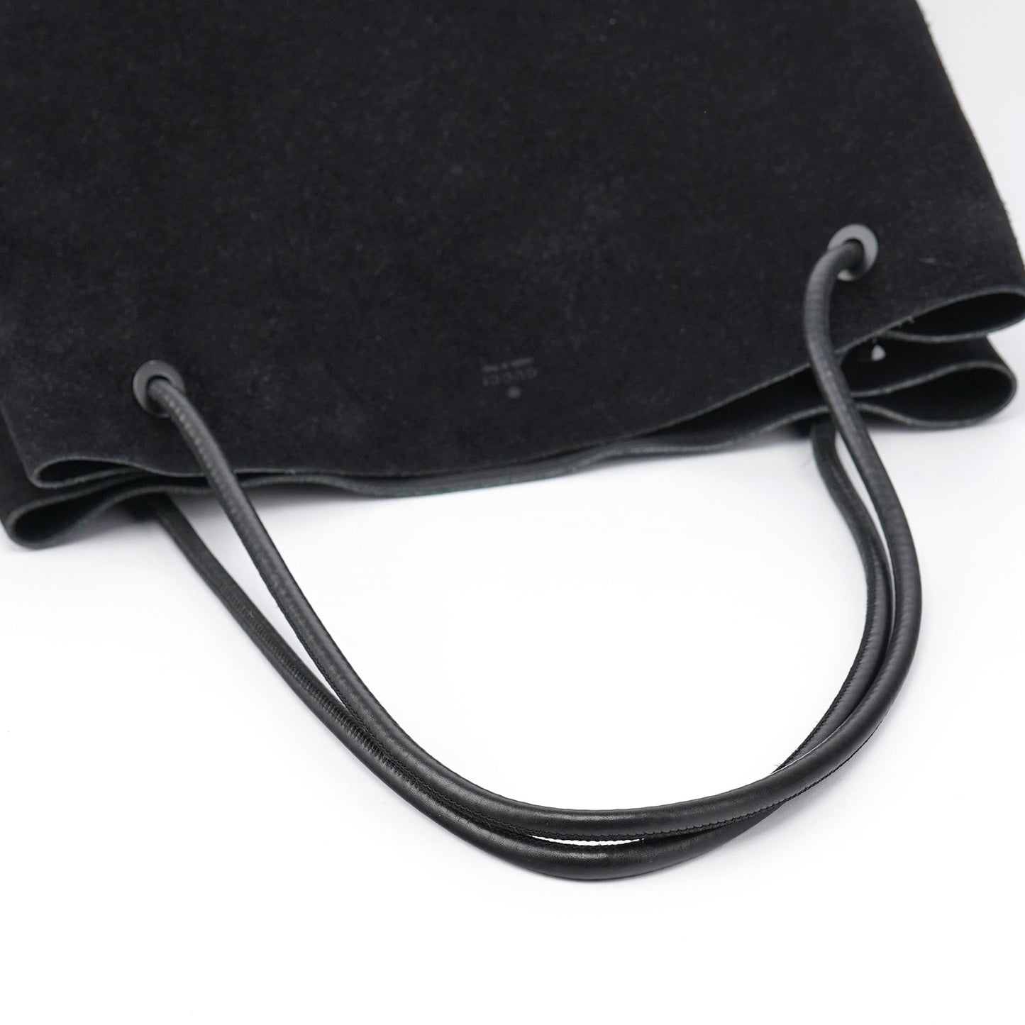 Black Suede Tote Bag