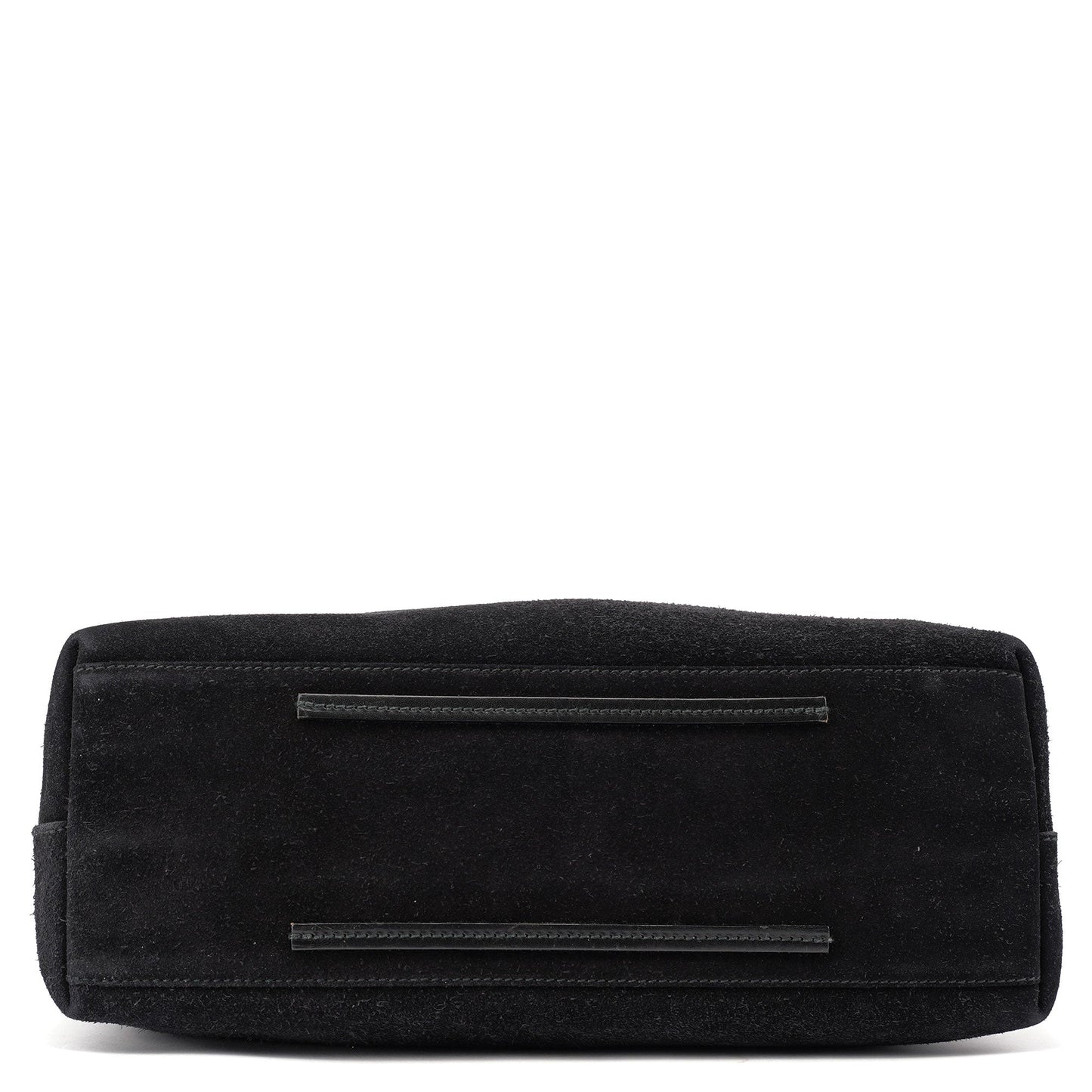 Black Suede Tote Bag