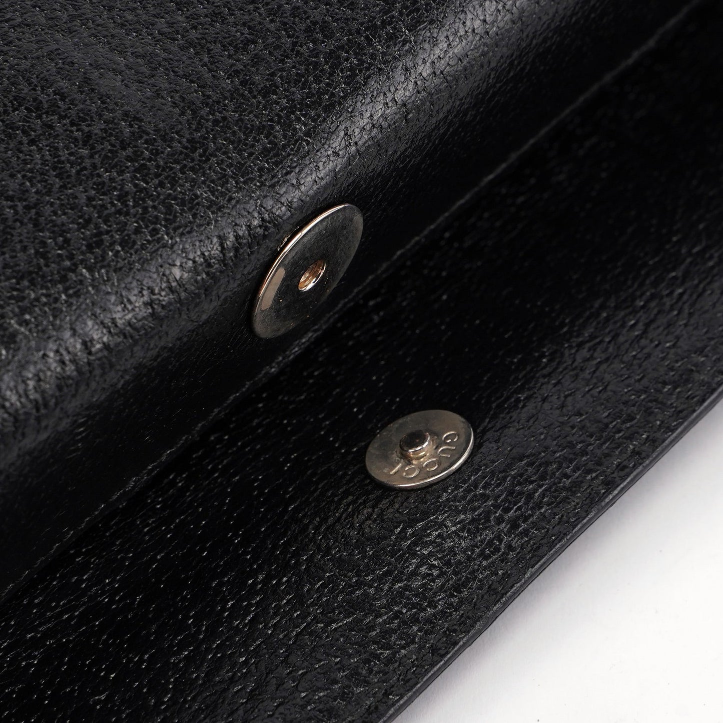 Black Textured Leather Hobo Shoulder Bag