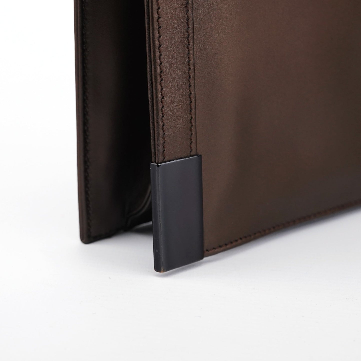 Bronze Calfskin Hobo Shoulder Bag