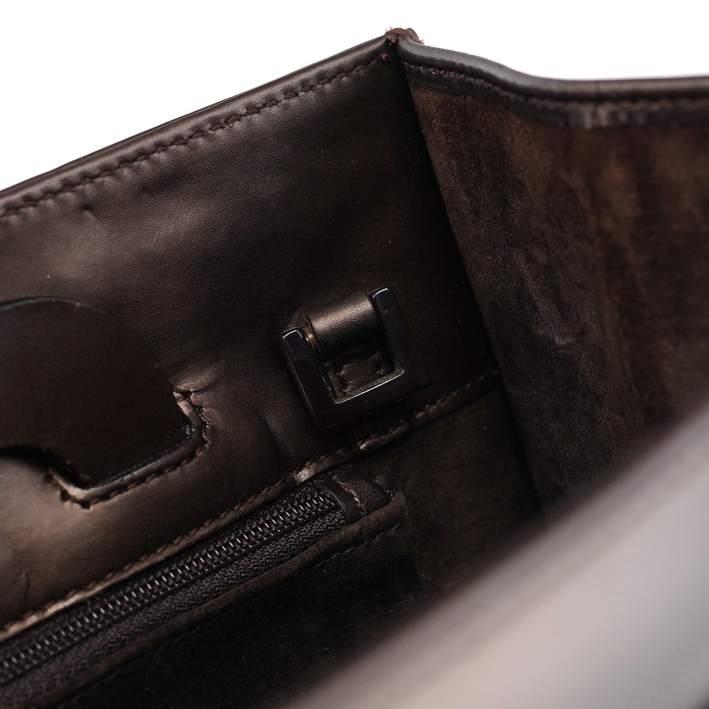 Bronze Leather 2-Way Tote Bag