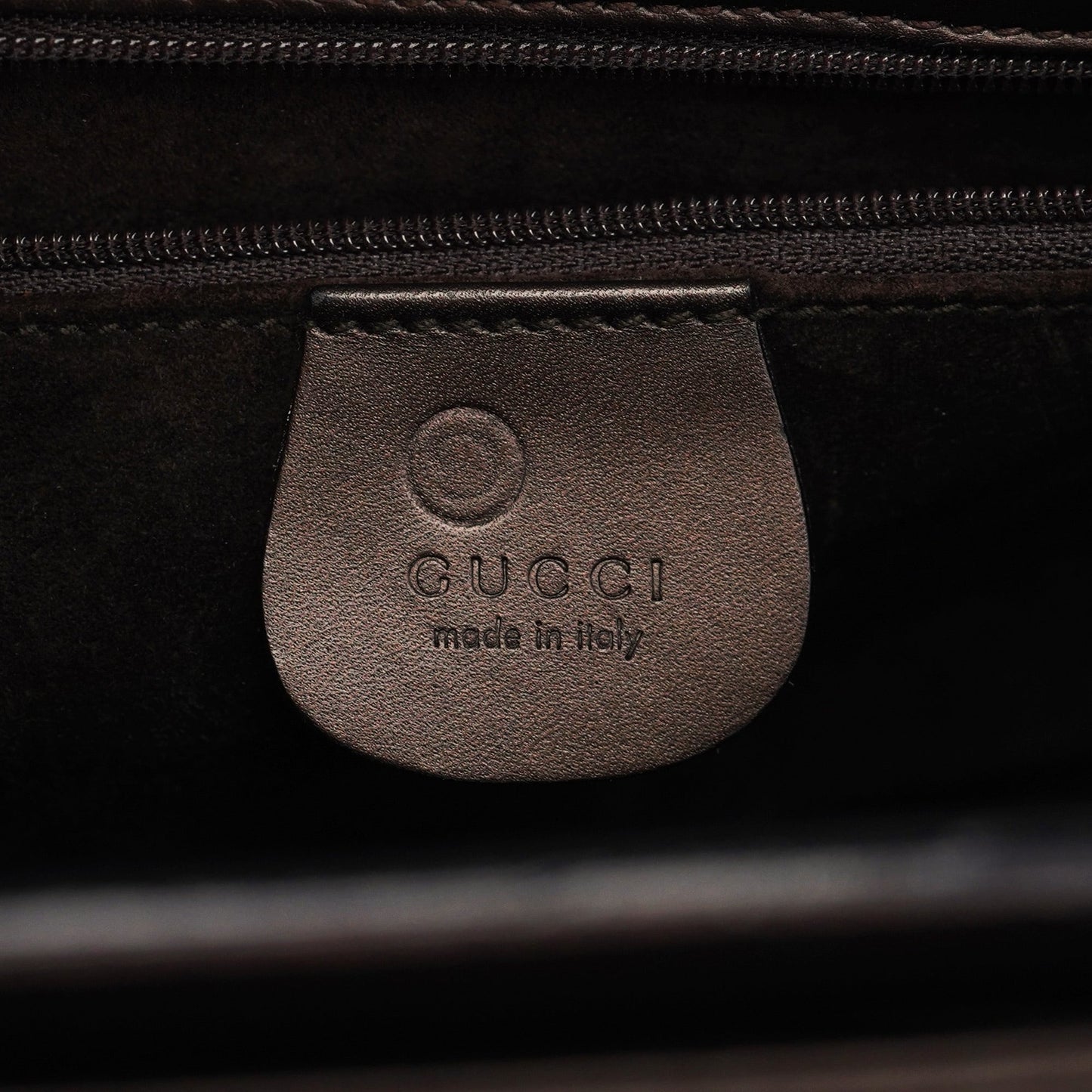 Bronze Leather 2-Way Tote Bag