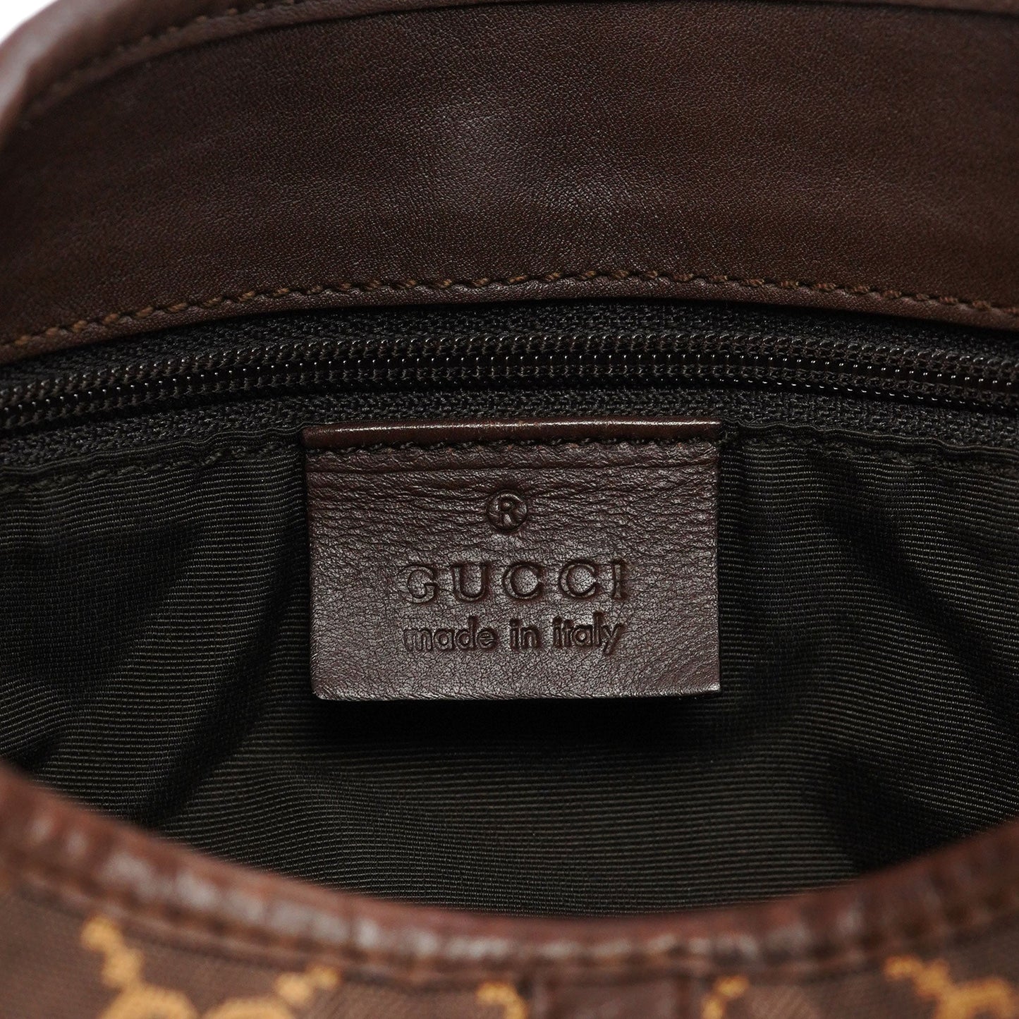 Brown Beige GG Jackie Shoulder Bag