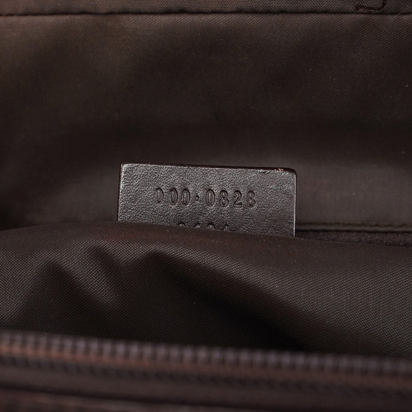 Brown Calfskin Bamboo Tote