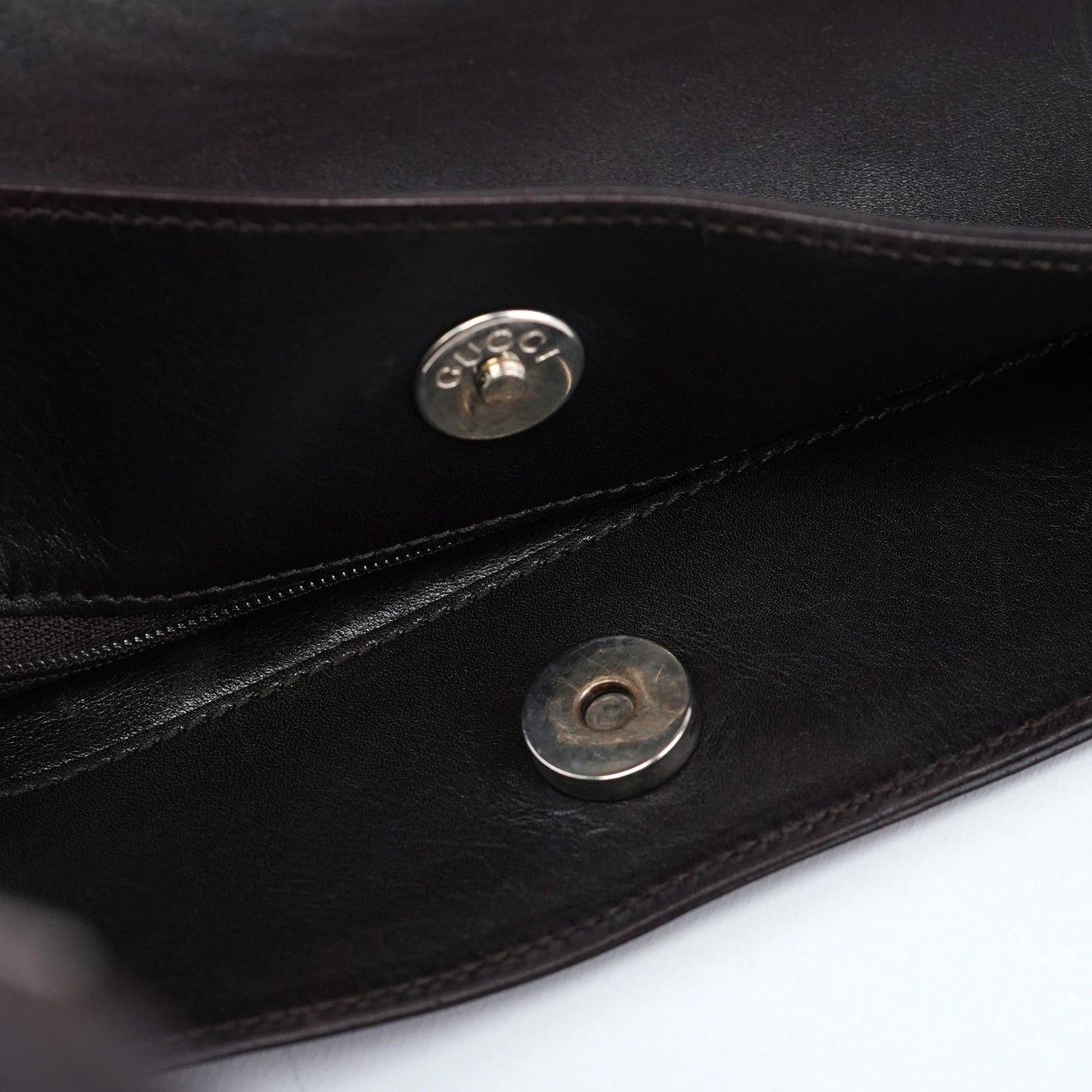 Brown Calfskin Hobo Shoulder Bag