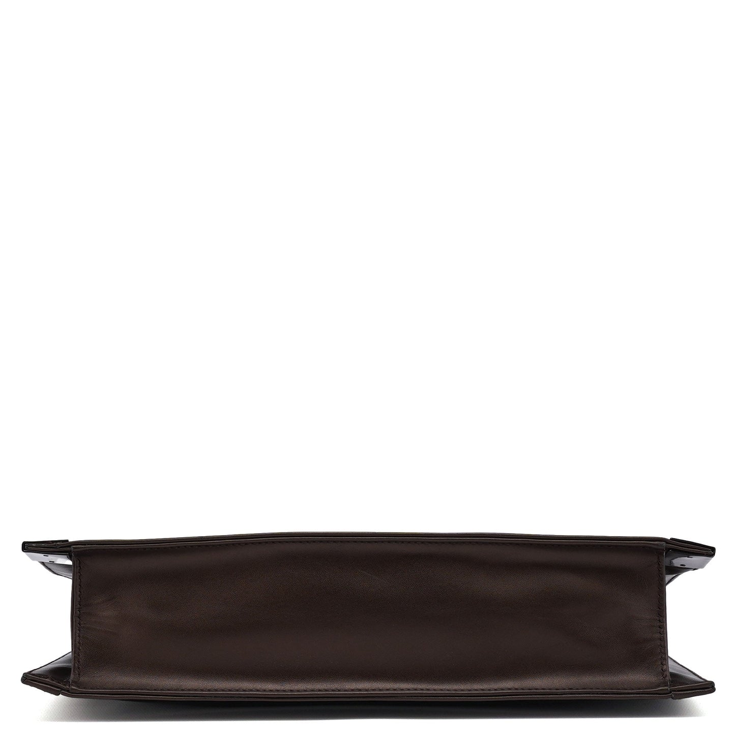 Brown Calfskin Hobo Shoulder Bag