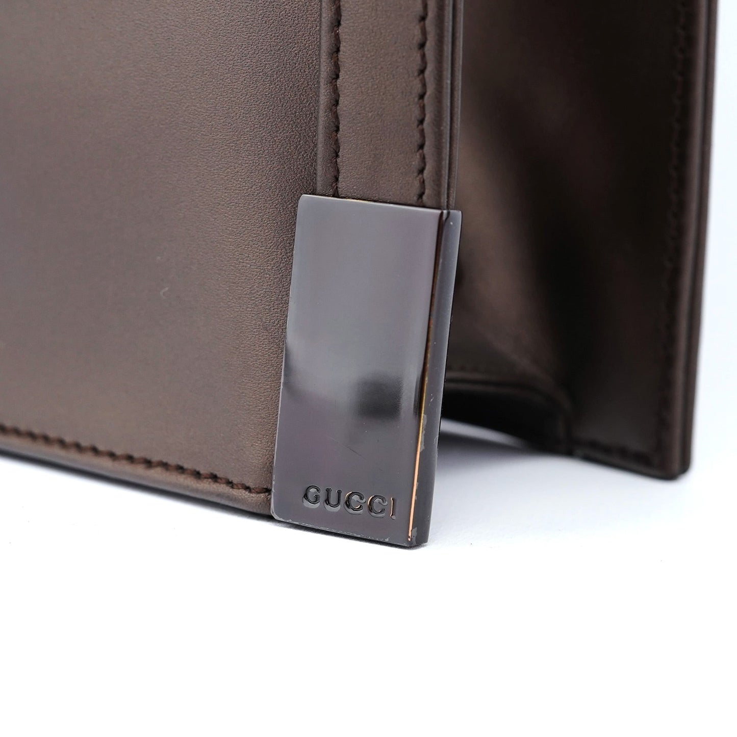 Brown Calfskin Hobo Shoulder Bag