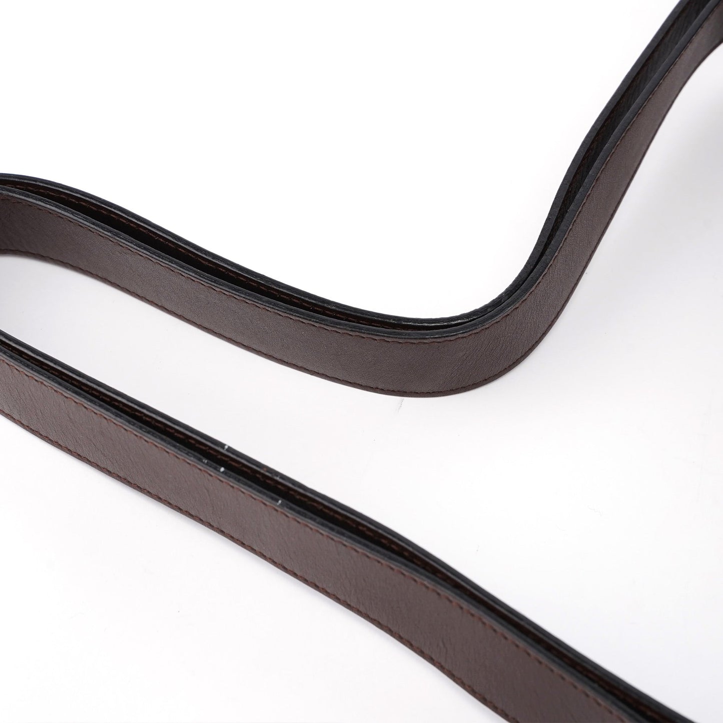 Brown Calfskin Square G Shoulder Bag