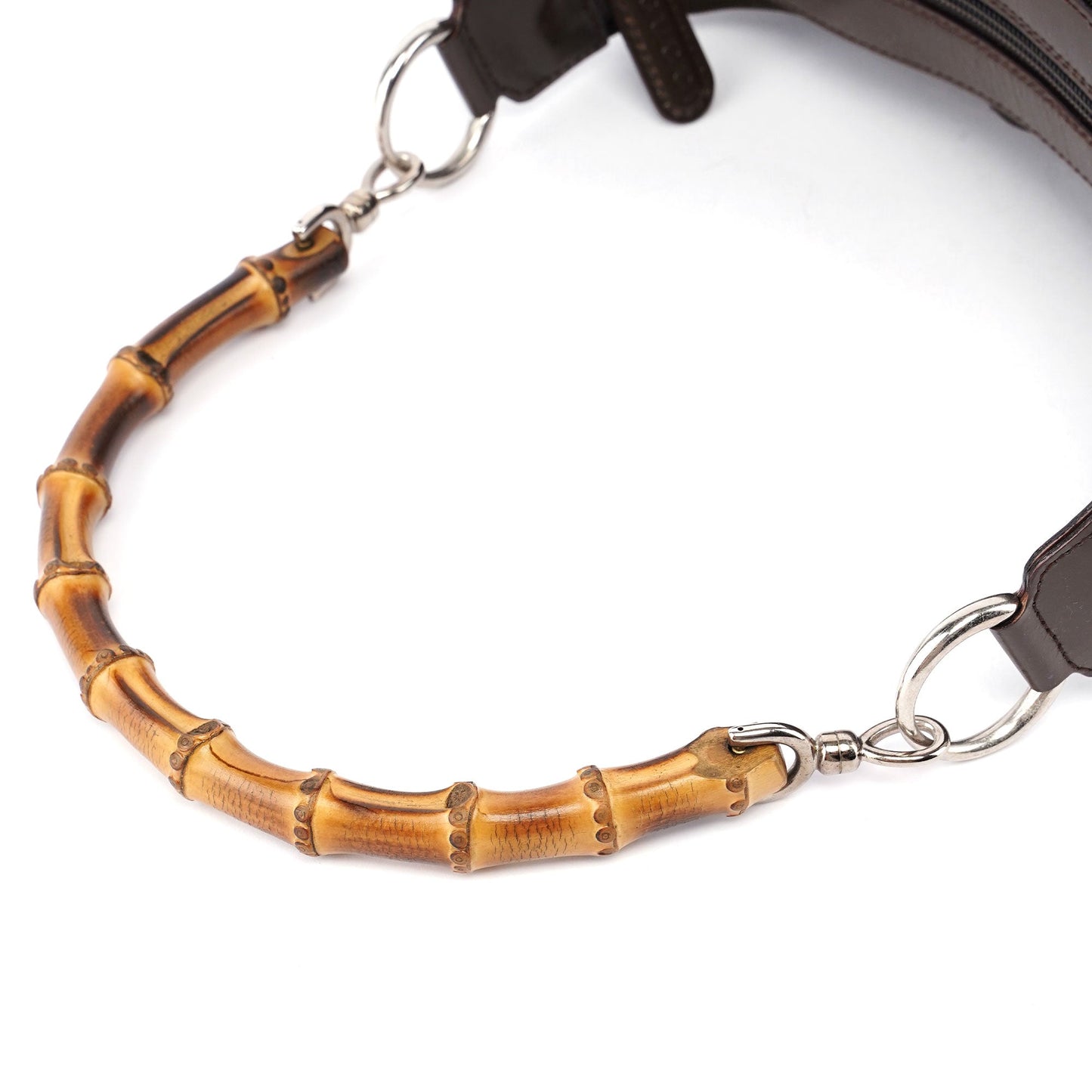 Brown Canvas Bamboo Shoulder