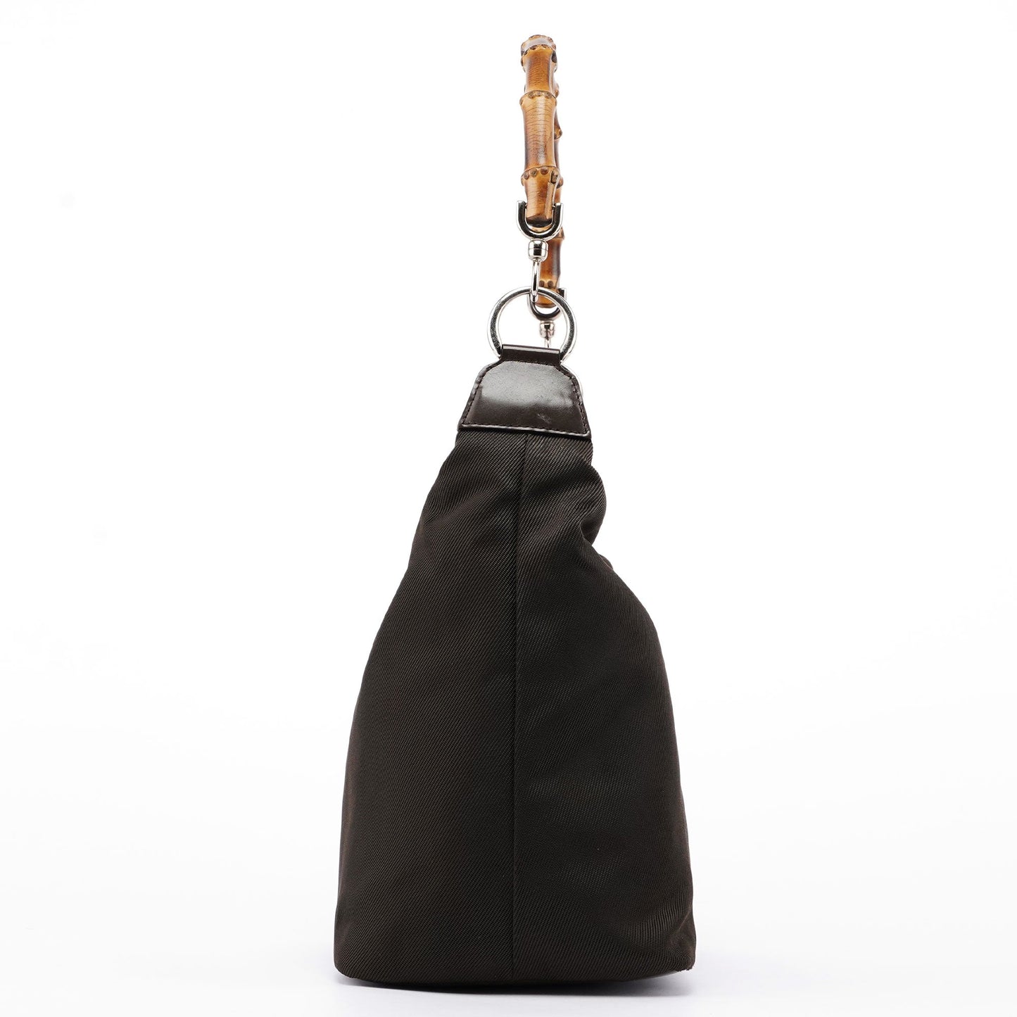 Brown Canvas Bamboo Shoulder