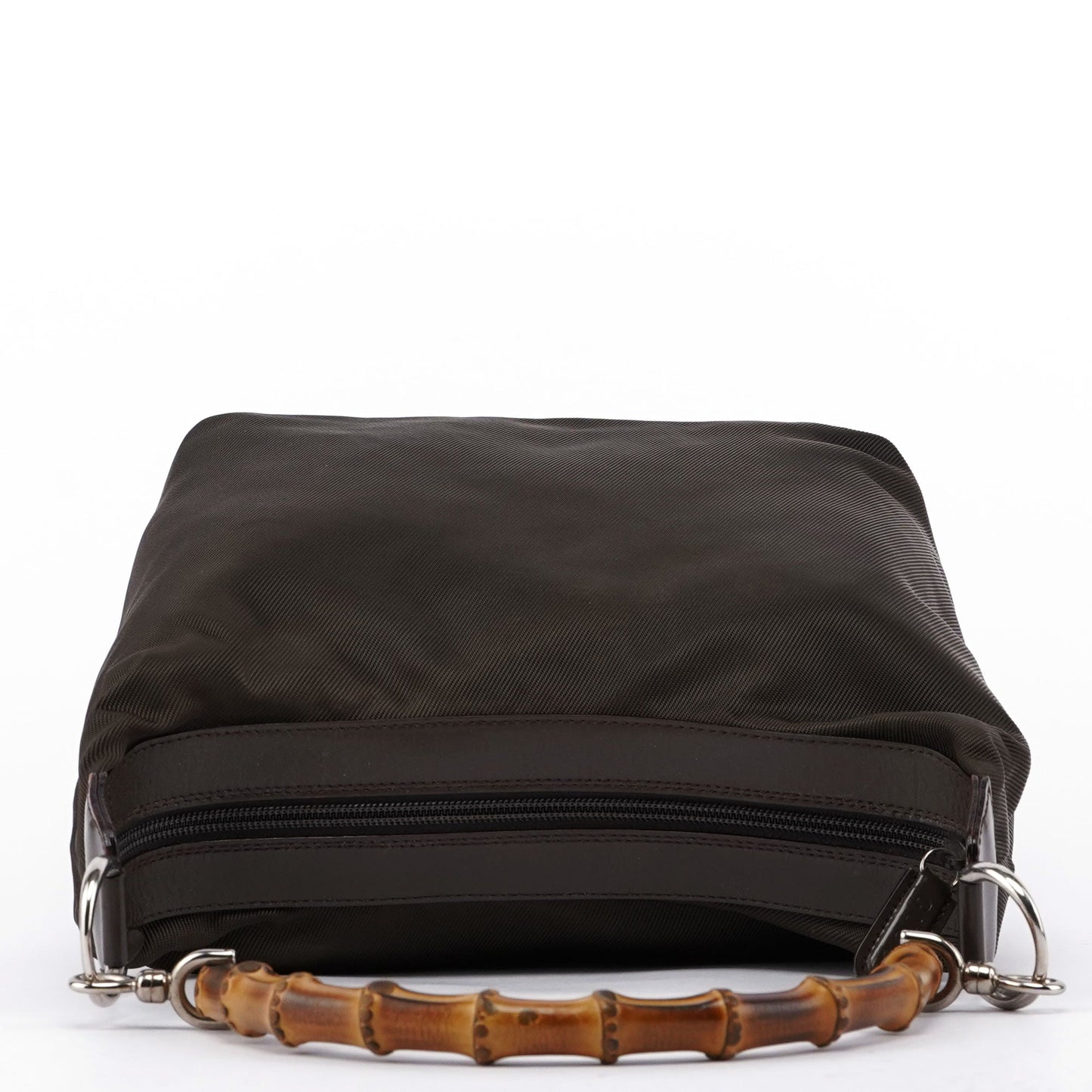 Brown Canvas Bamboo Shoulder