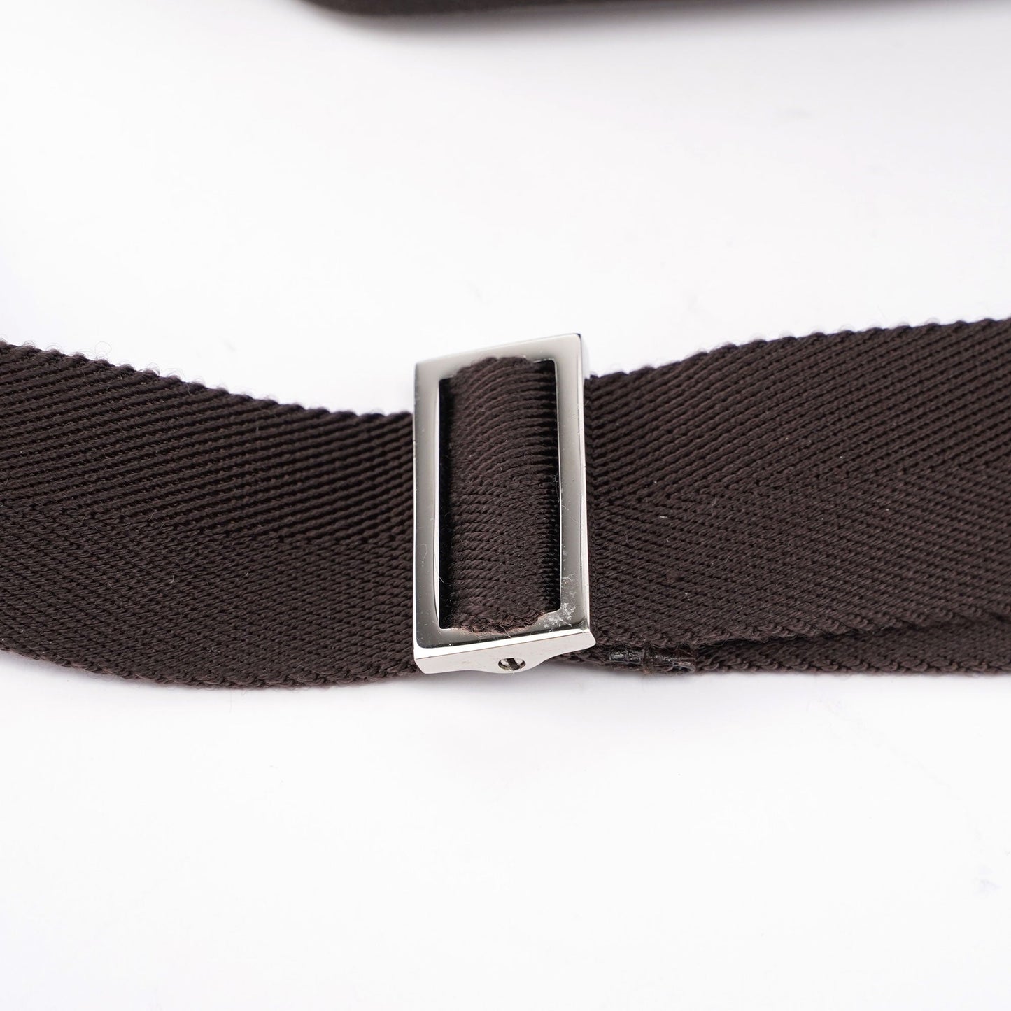 Brown Canvas Crossbody Bag