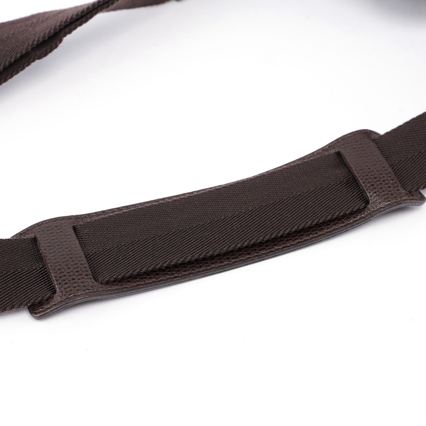 Brown Canvas Crossbody Bag