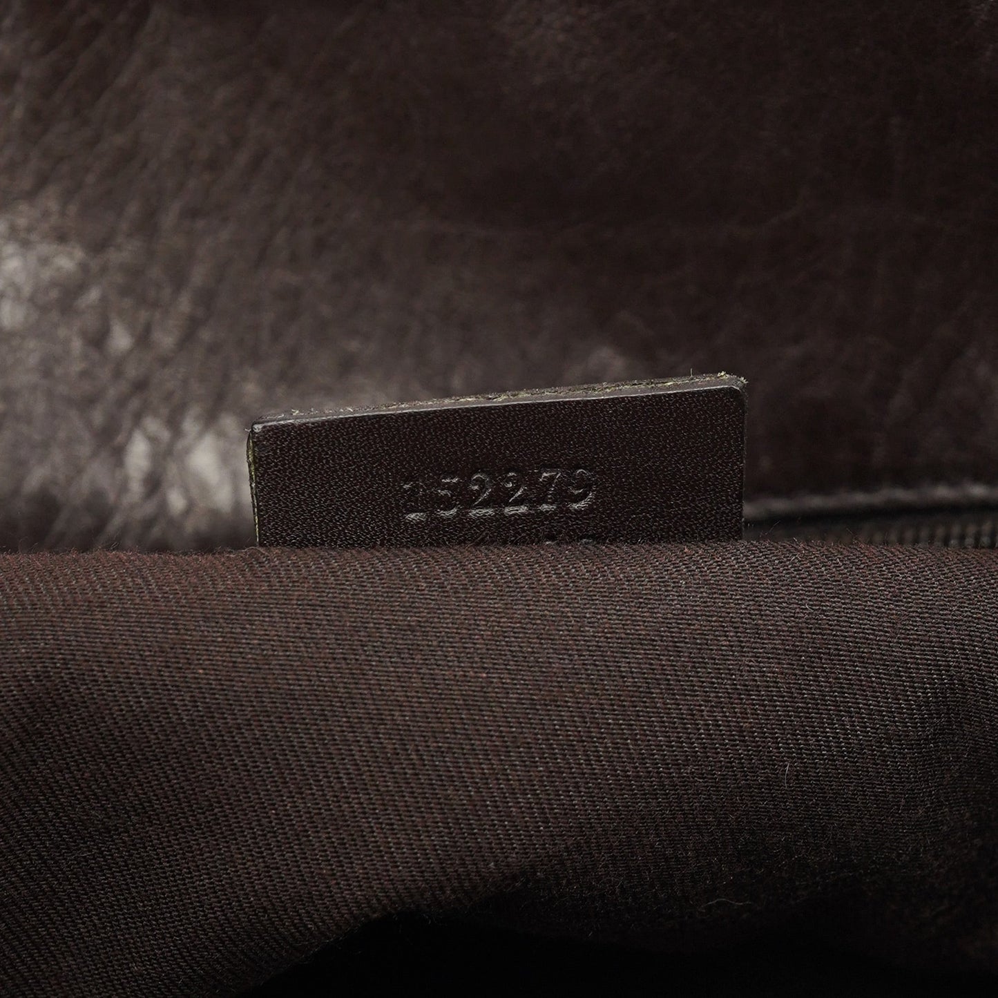 Brown Canvas Leather GG Tote Bag