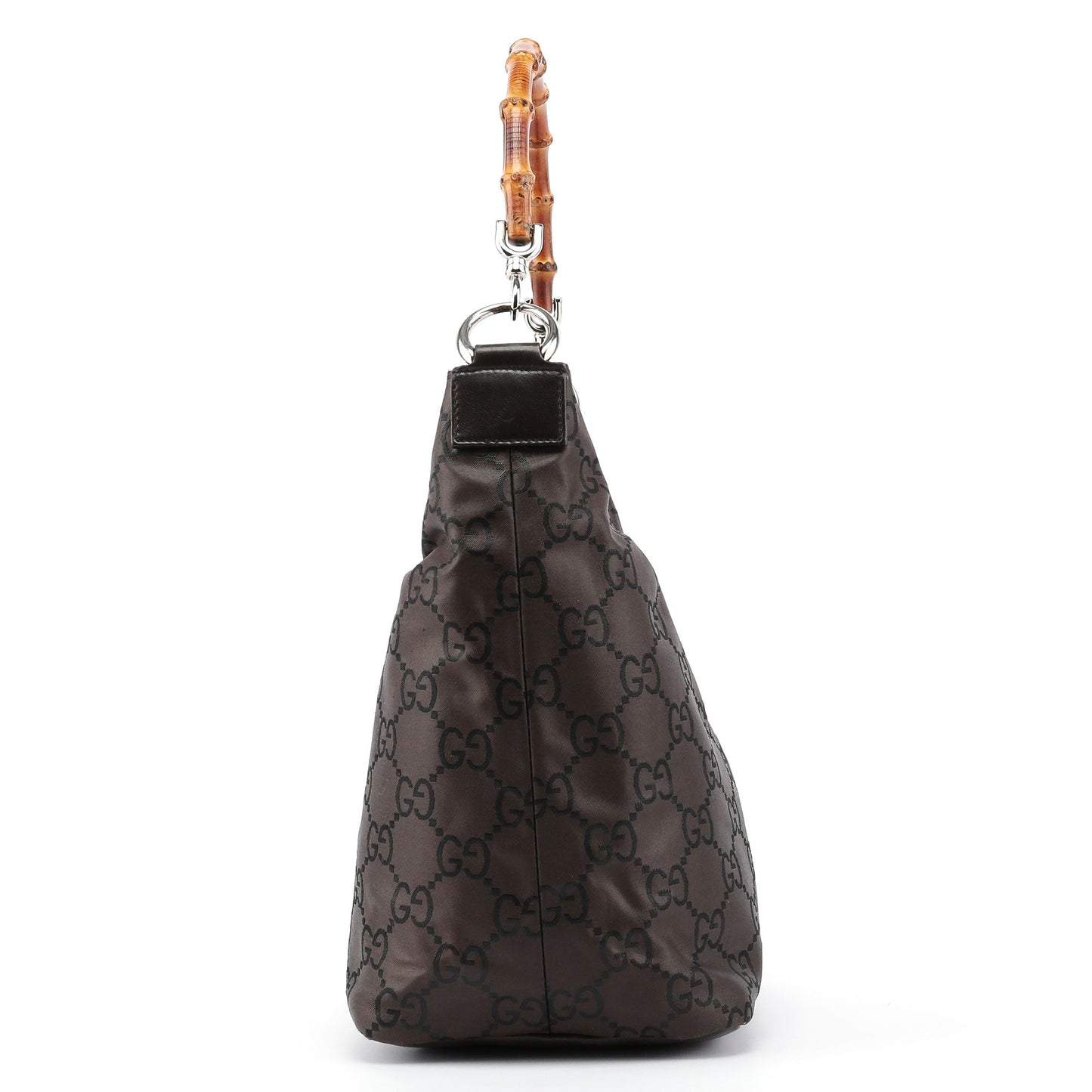 Brown GG Bamboo Shoulder Bag
