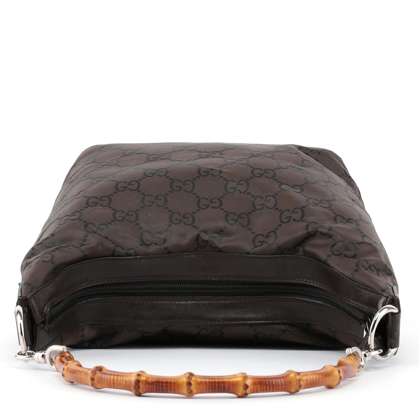 Brown GG Bamboo Shoulder Bag