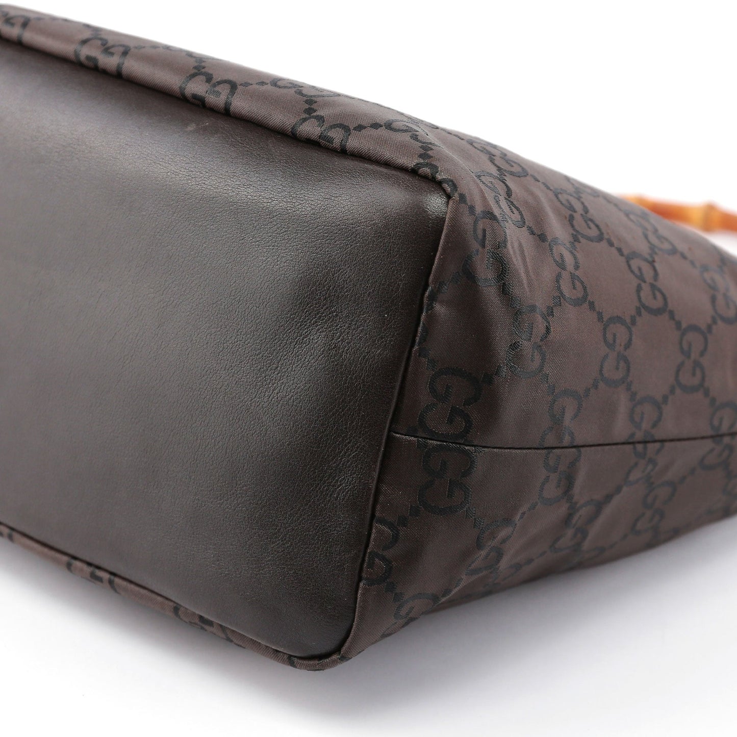 Brown GG Bamboo Shoulder Bag