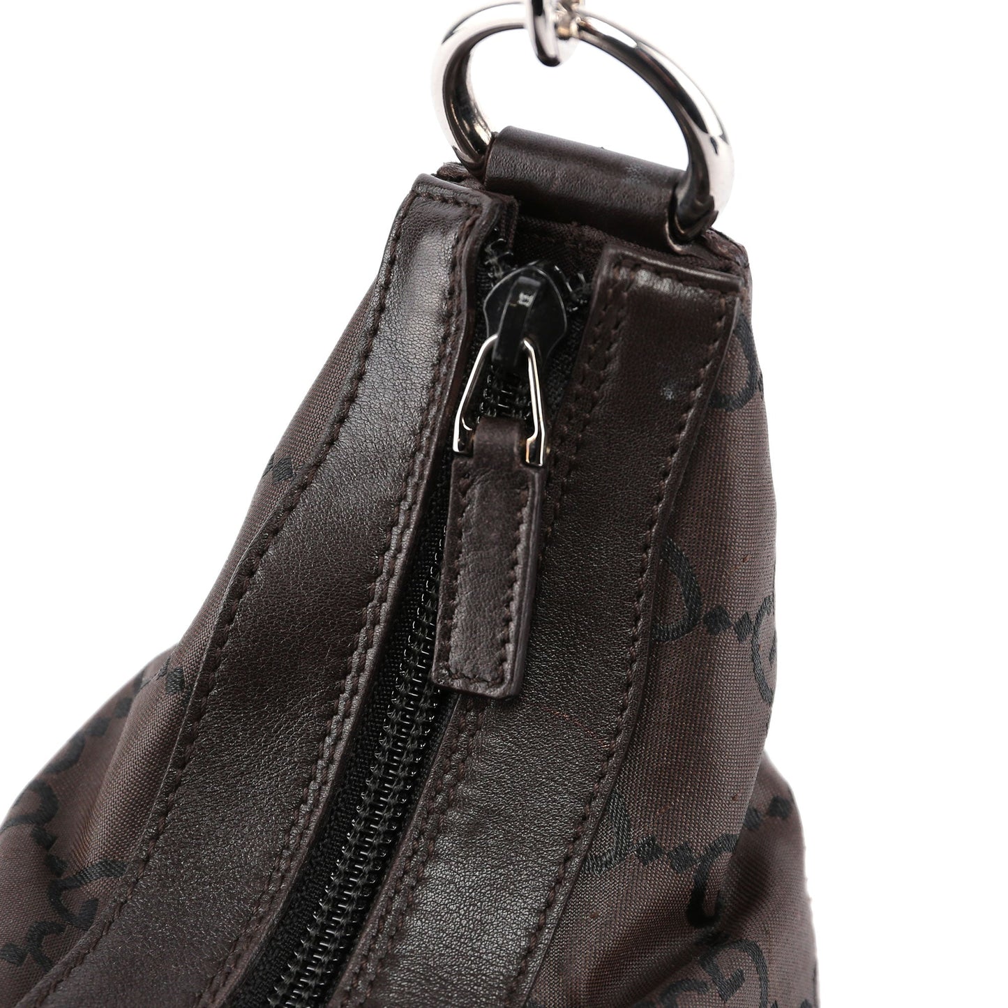 Brown GG Bamboo Shoulder Bag