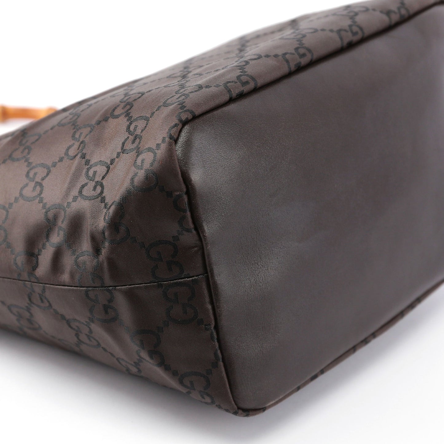 Brown GG Bamboo Shoulder Bag