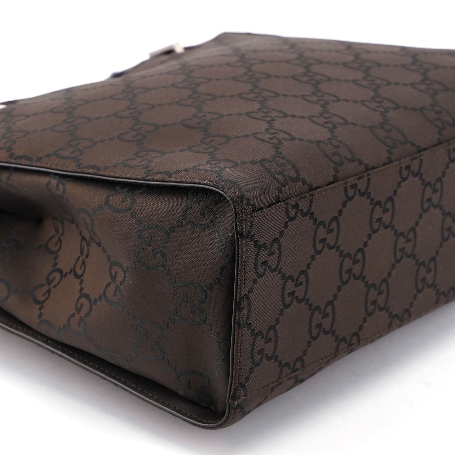 Brown GG Bamboo Tote 2way