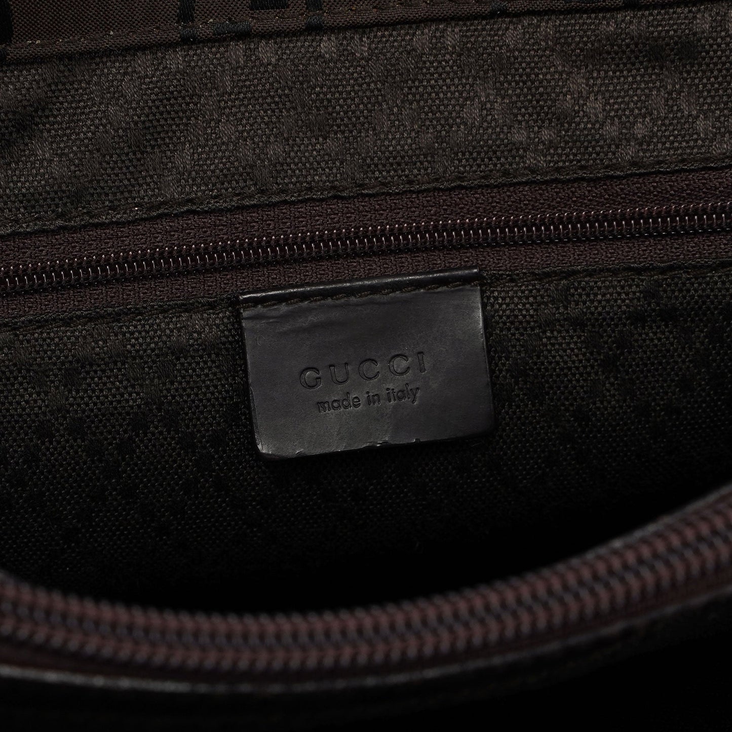 Brown GG Bamboo Tote