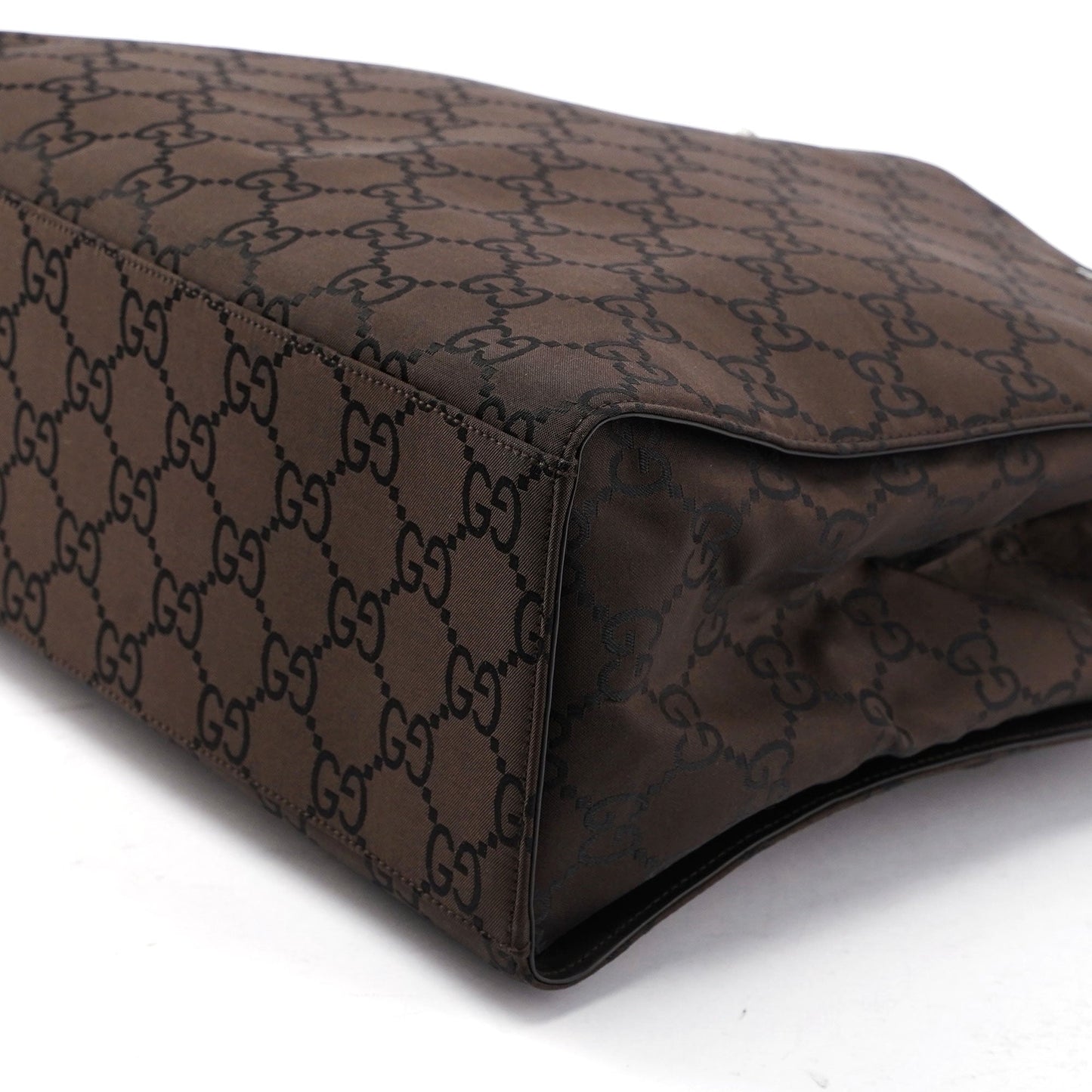 Brown GG Bamboo Tote