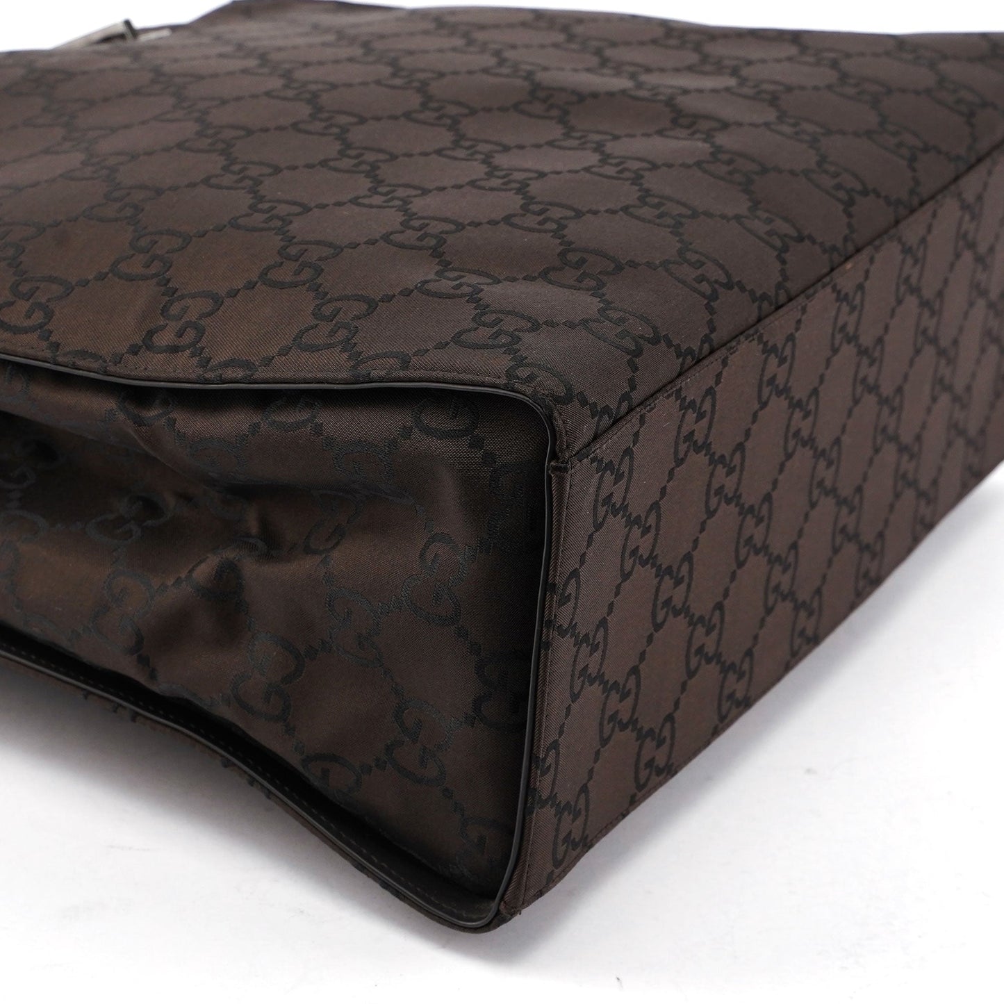 Brown GG Bamboo Tote