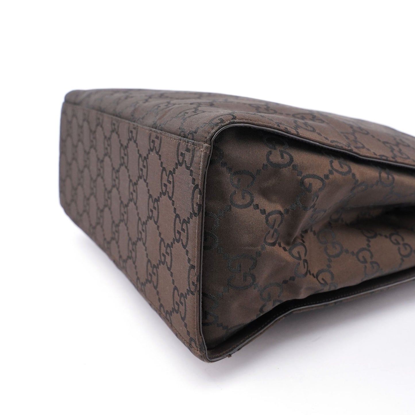 Brown GG Bamboo Tote