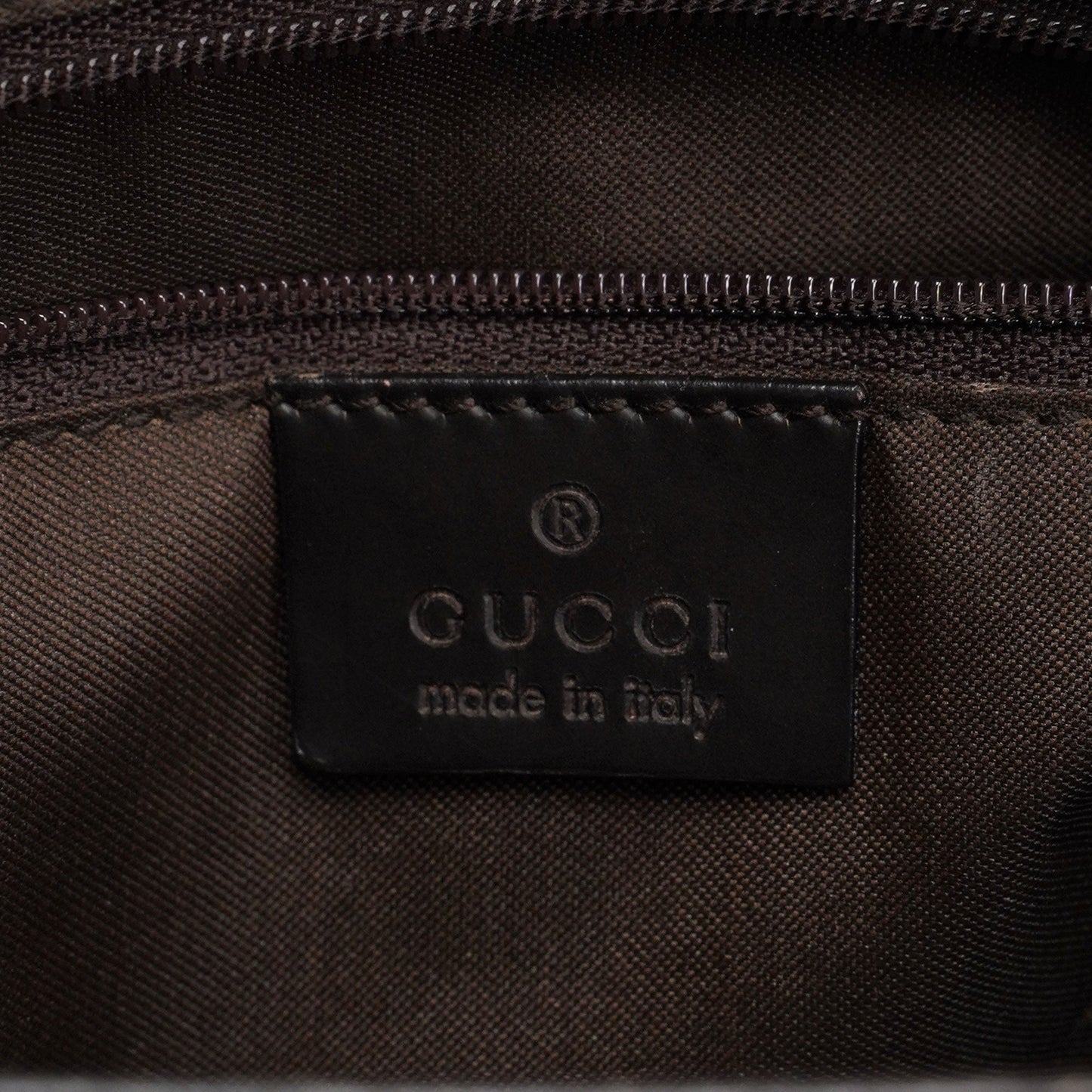 Brown GG Bamboo Tote