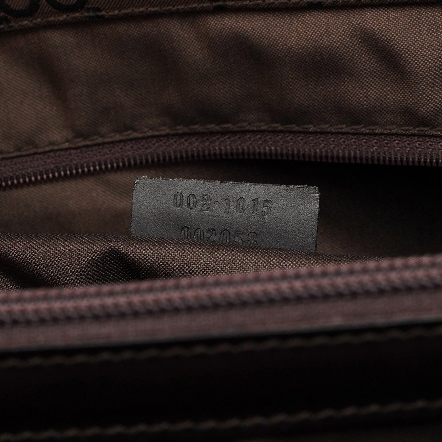 Brown GG Bamboo Tote