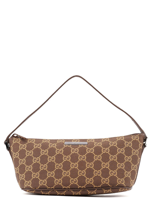Brown GG Boat Pochette