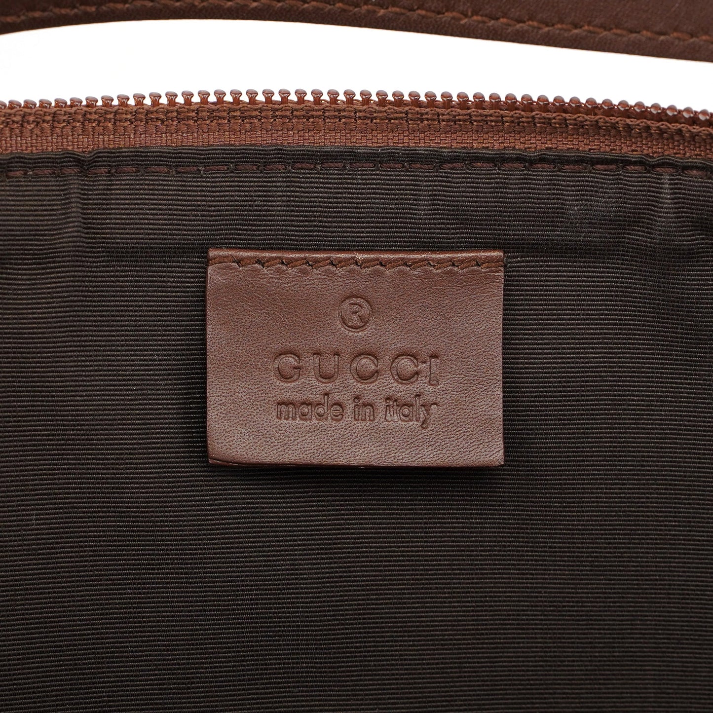 Brown GG Boat Pochette