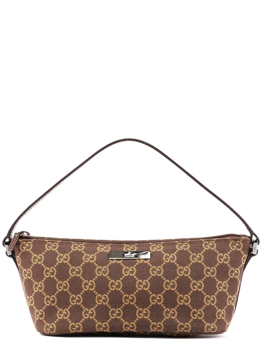 Brown GG Boat Pochette