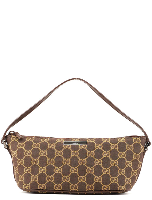 Brown GG Boat Pochette