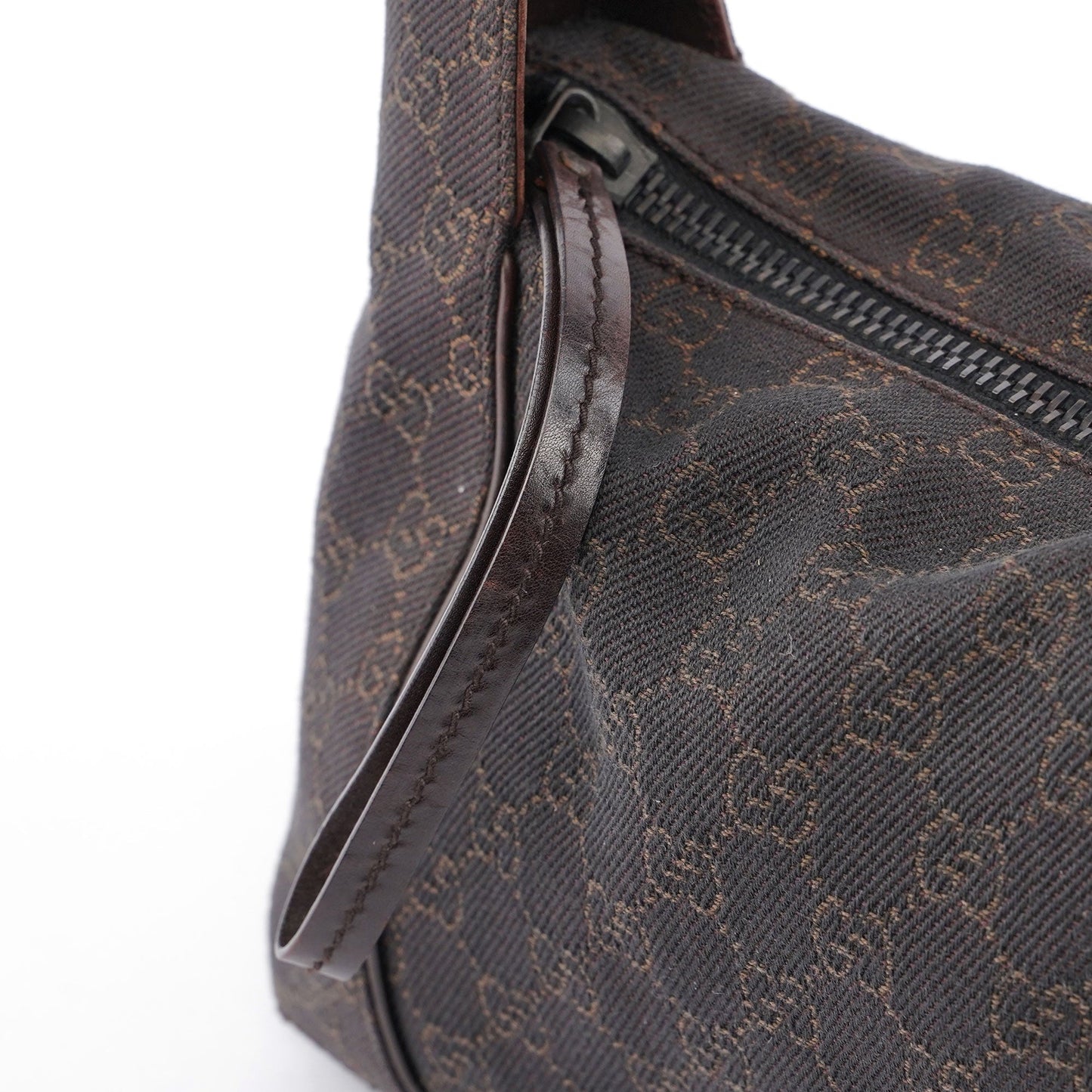 Brown GG Canvas Shoulder Bag