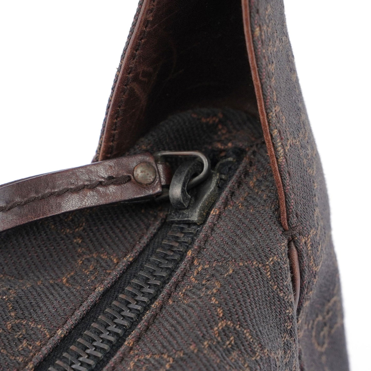 Brown GG Canvas Shoulder Bag