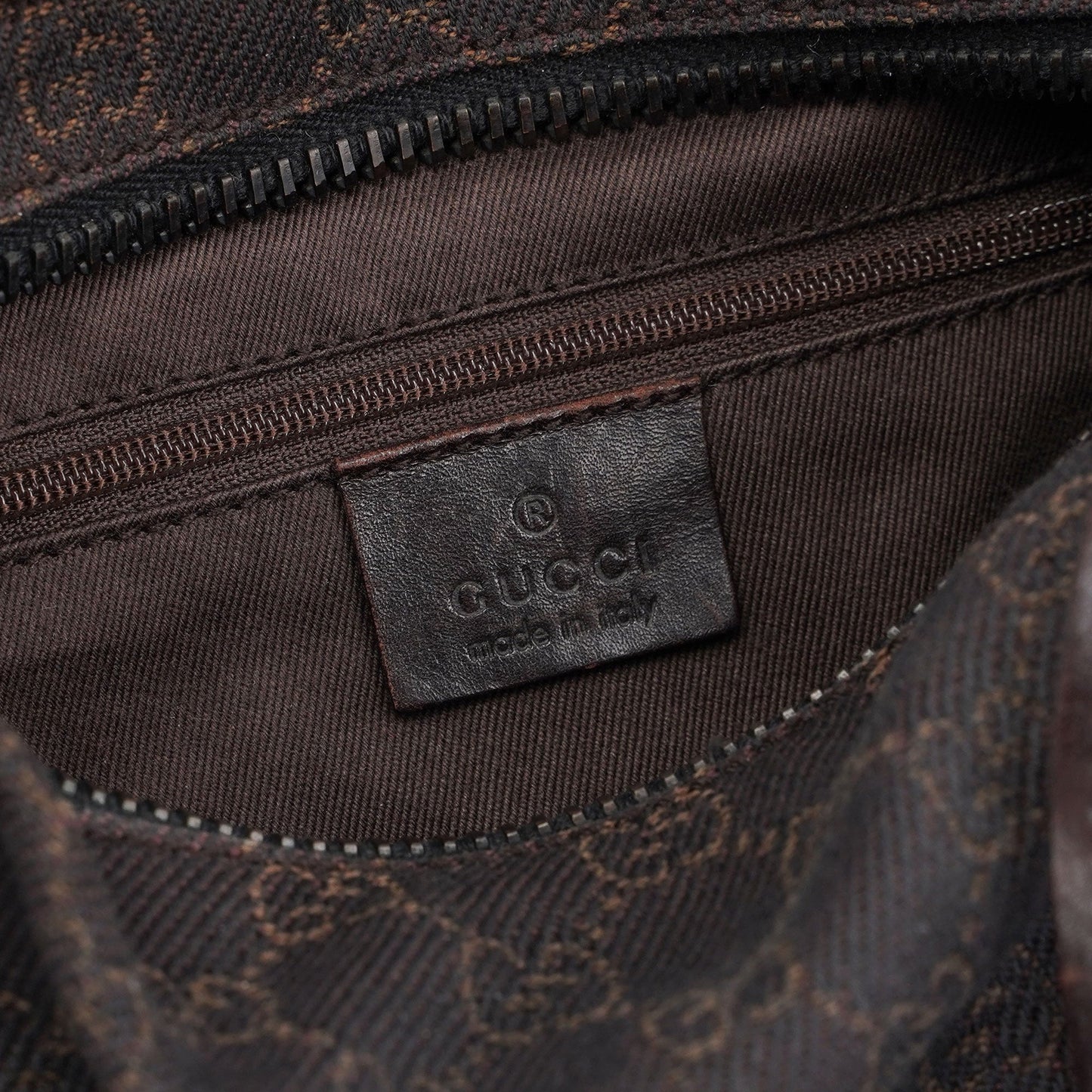Brown GG Canvas Shoulder Bag