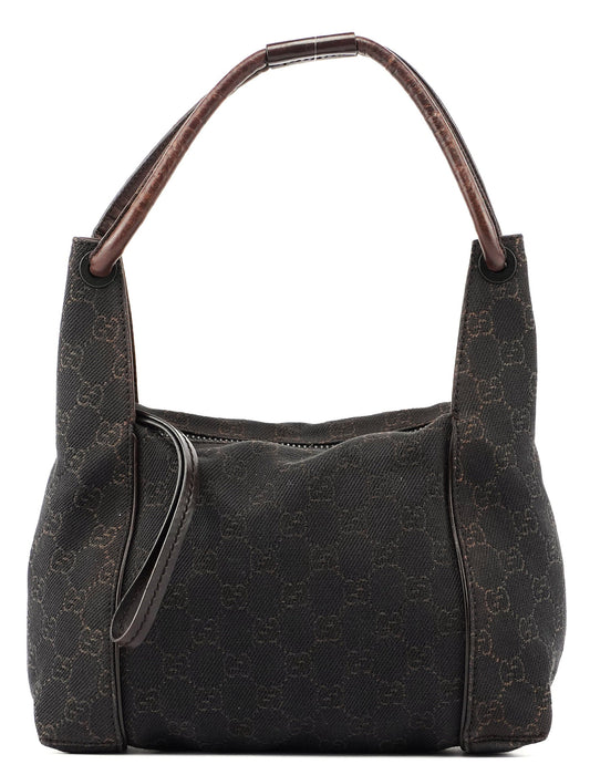 Brown GG Canvas Shoulder Bag