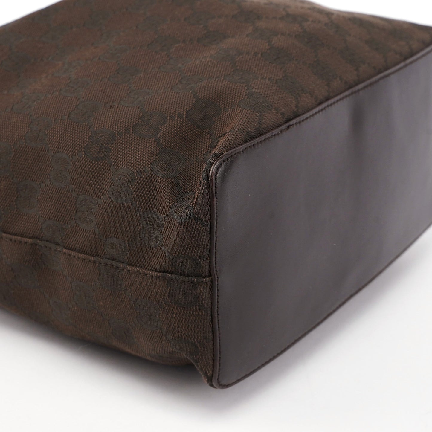 Brown GG Drawstring Shoulder Bag