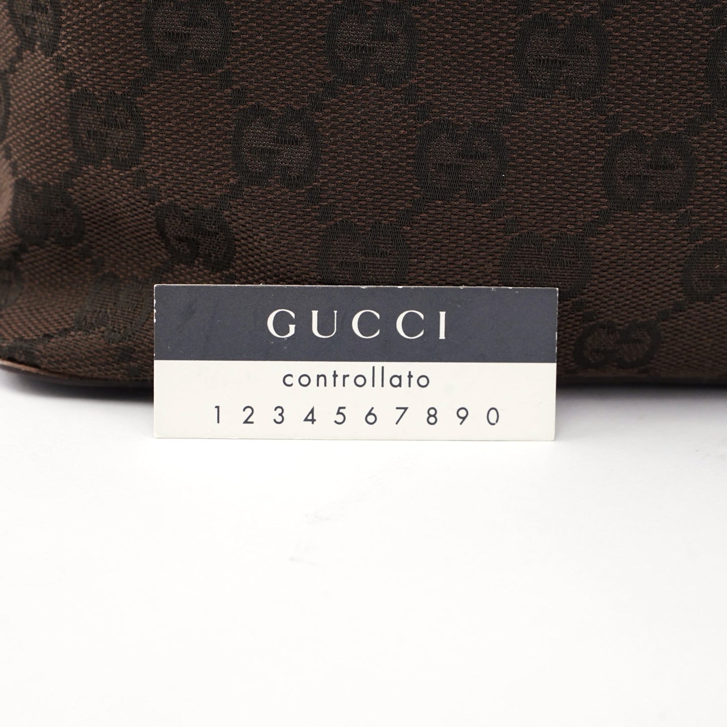 Brown GG Drawstring Shoulder Bag