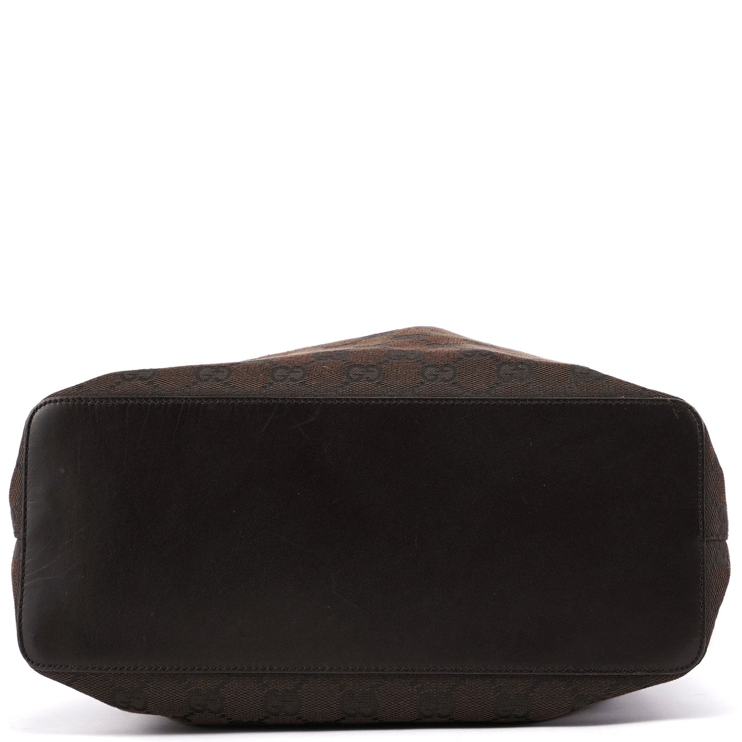 Brown GG Drawstring Shoulder Bag