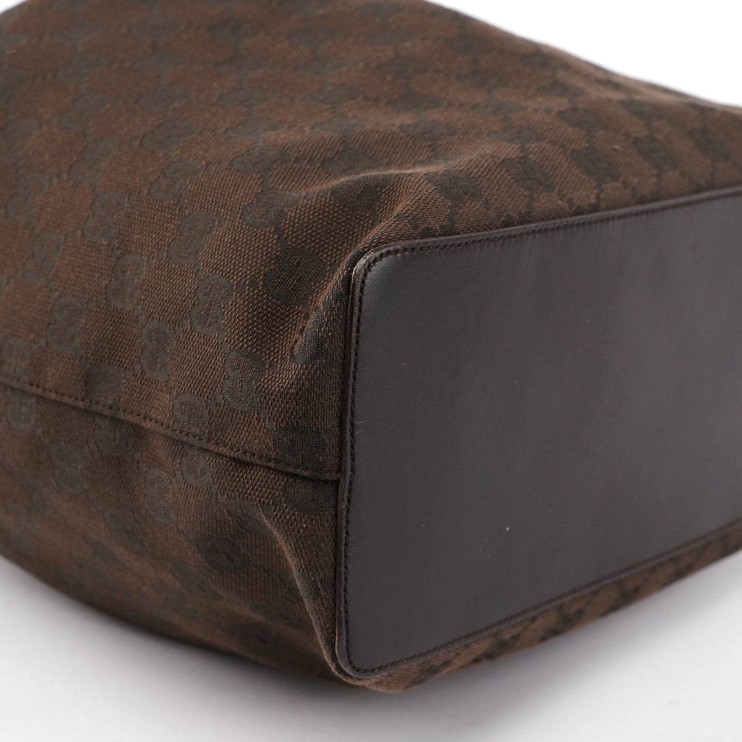 Brown GG Drawstring Shoulder Bag