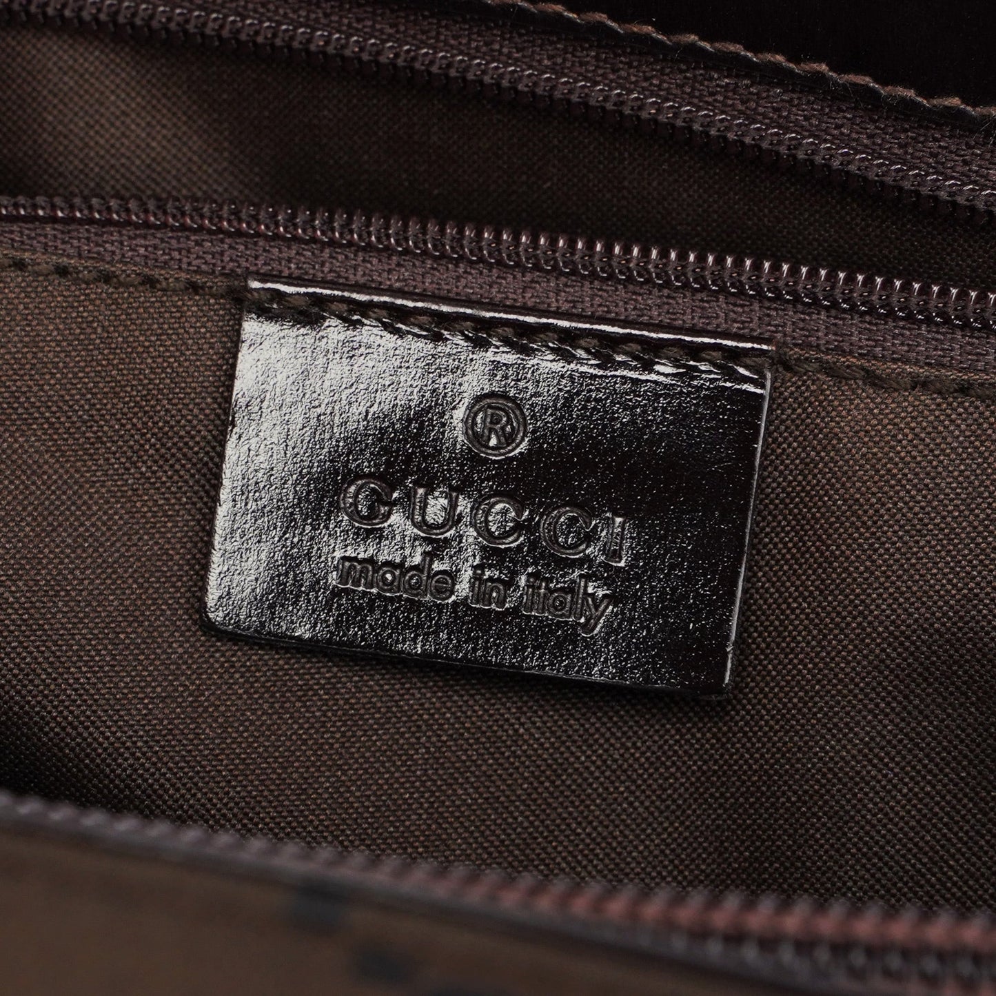 Brown GG Dual Pocket Shoulder Bag