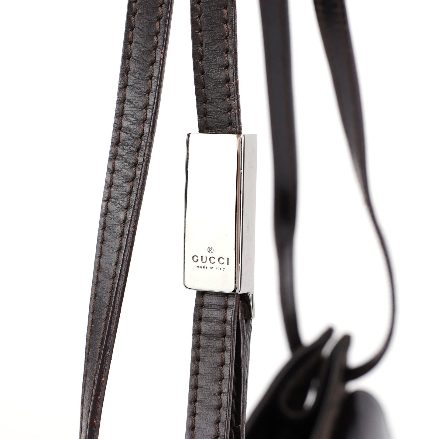 Brown GG Dual Pocket Shoulder Bag