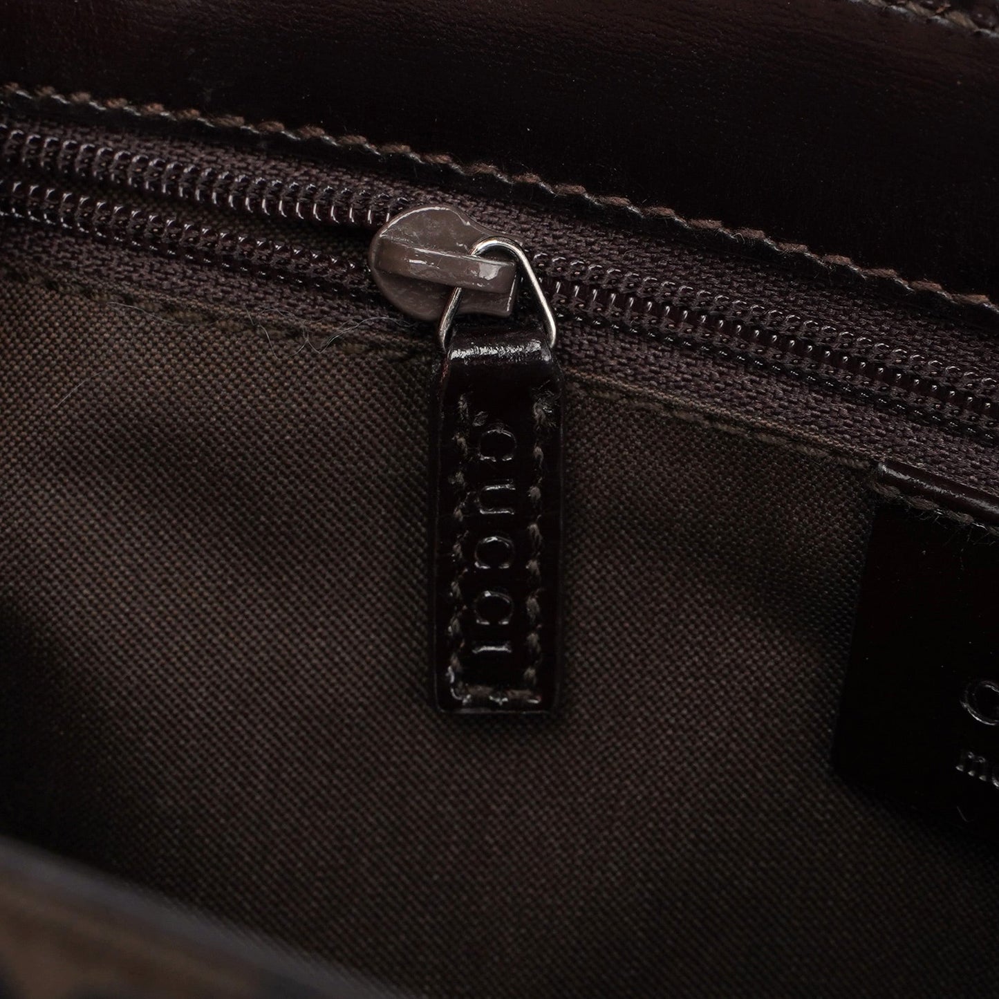 Brown GG Dual Pocket Shoulder Bag